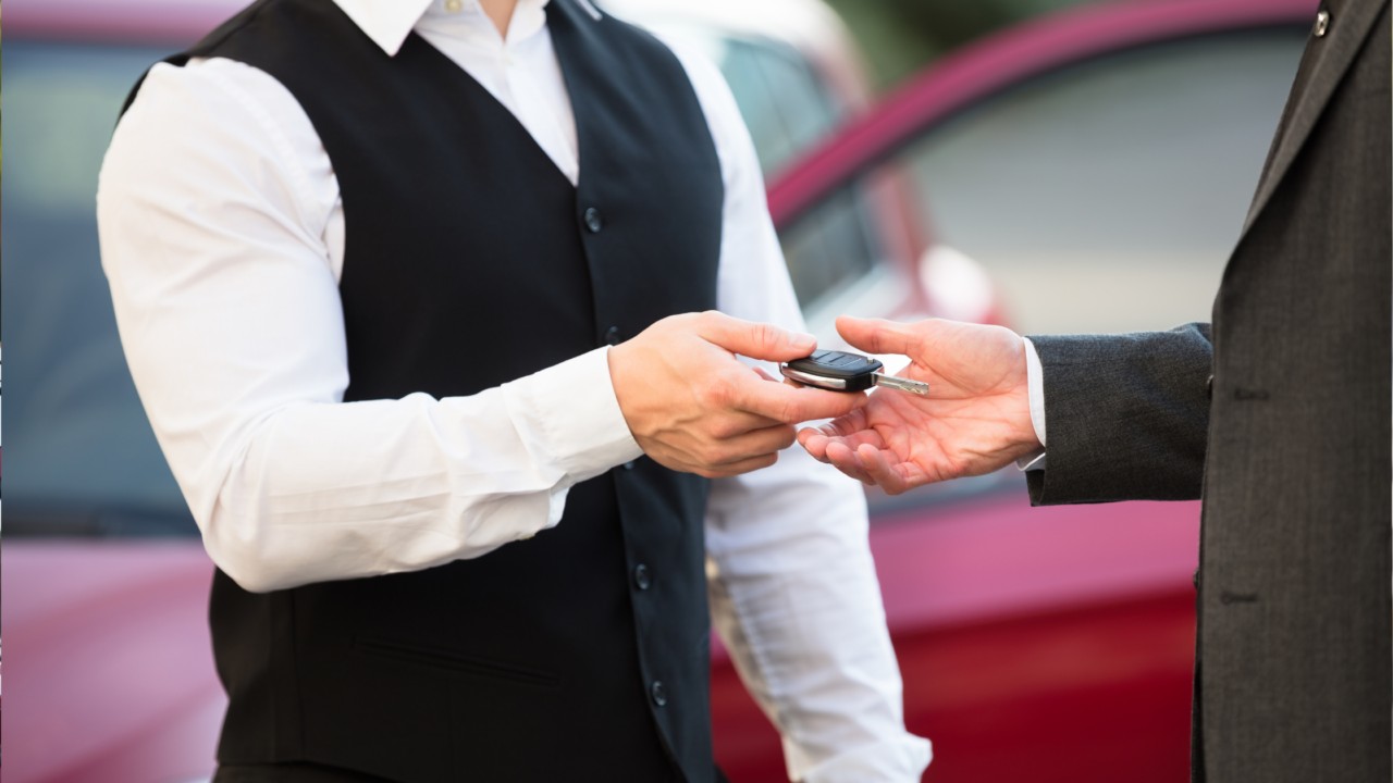 Luxury valet parking